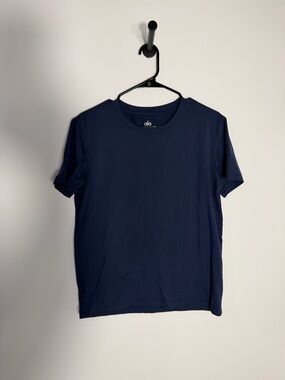 ALO Yoga Men’s Navy Short Sleeve Crew Tee